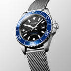Hydroconquest Men Automatic Black Dial Analog Stainless Steel Watch L37884906