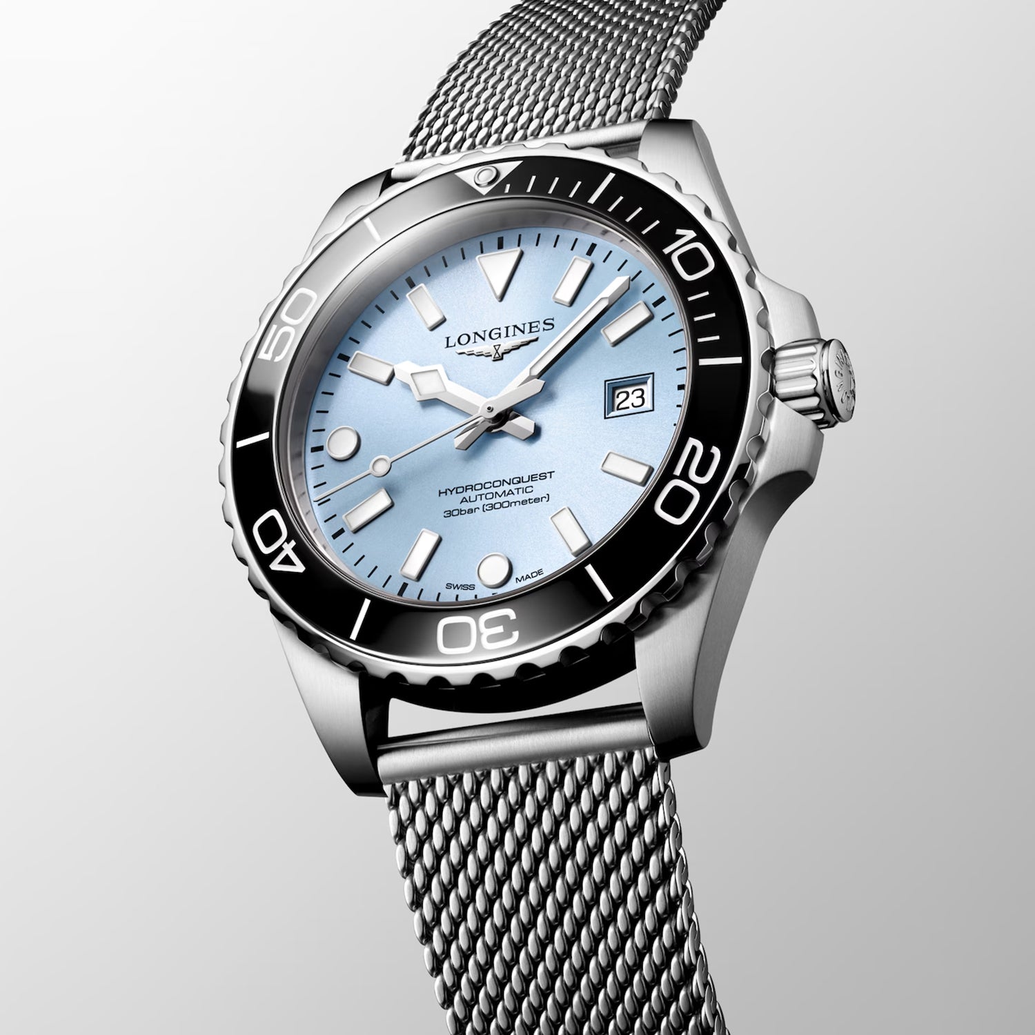 Hydroconquest Men Automatic Blue Dial Analog Stainless Steel Watch L37884996