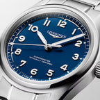 Spirit Men Automatic Blue Dial Analog Stainless Steel Watch L38094936