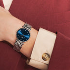 La Grande Classique De Women Quartz Blue Dial Analog Stainless Steel Watch L45124976
