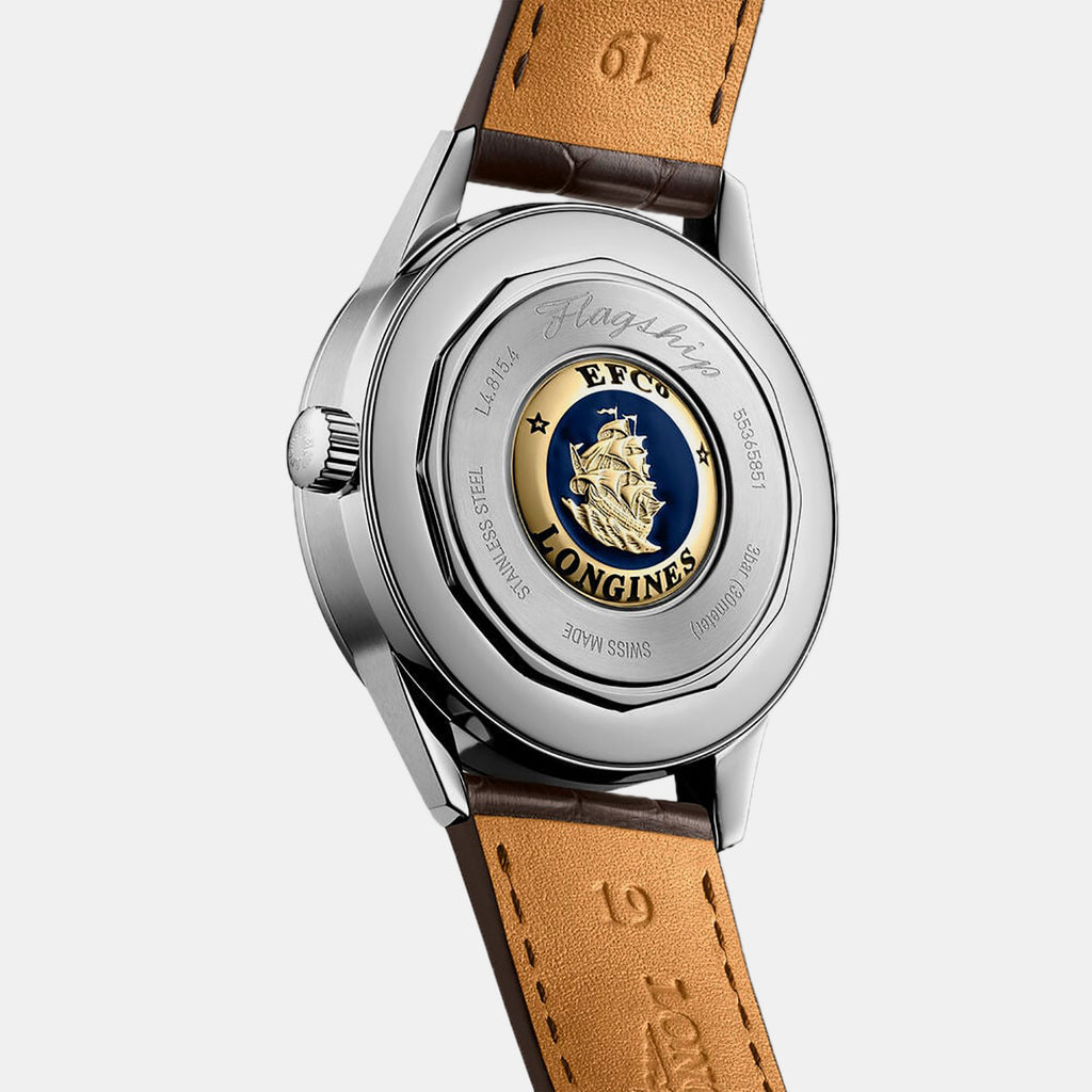 Longines Men Round Silver watch