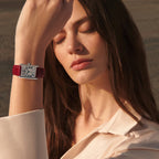 Mini Dolcevita Women Quartz Silver Dial Analog Leather Watch L52004715