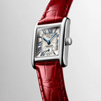 Mini Dolcevita Women Quartz Silver Dial Analog Leather Watch L52004715