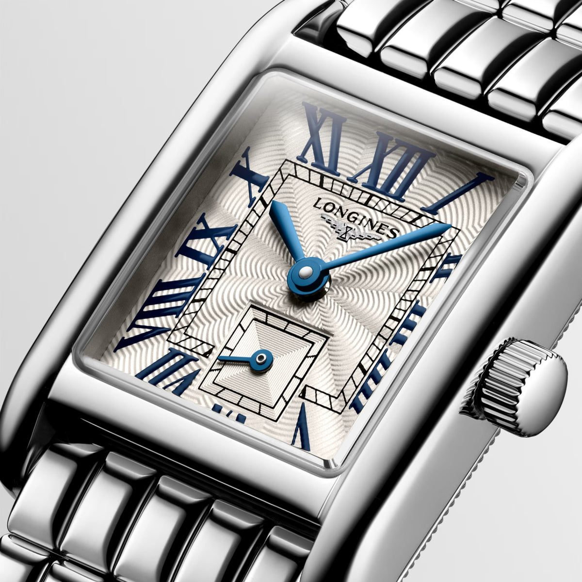 Mini Dolcevita Women Quartz Silver Dial Analog Stainless Steel Watch L52004716