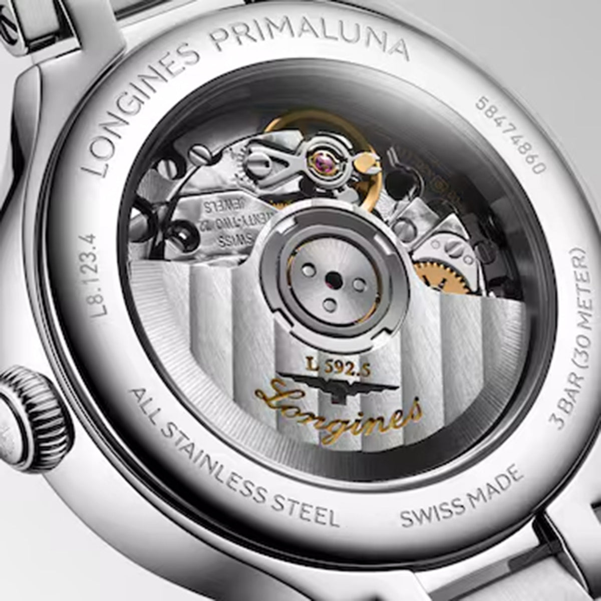 Primaluna Women Automatic Maroon Dial Analog Stainless Steel Watch L81234676