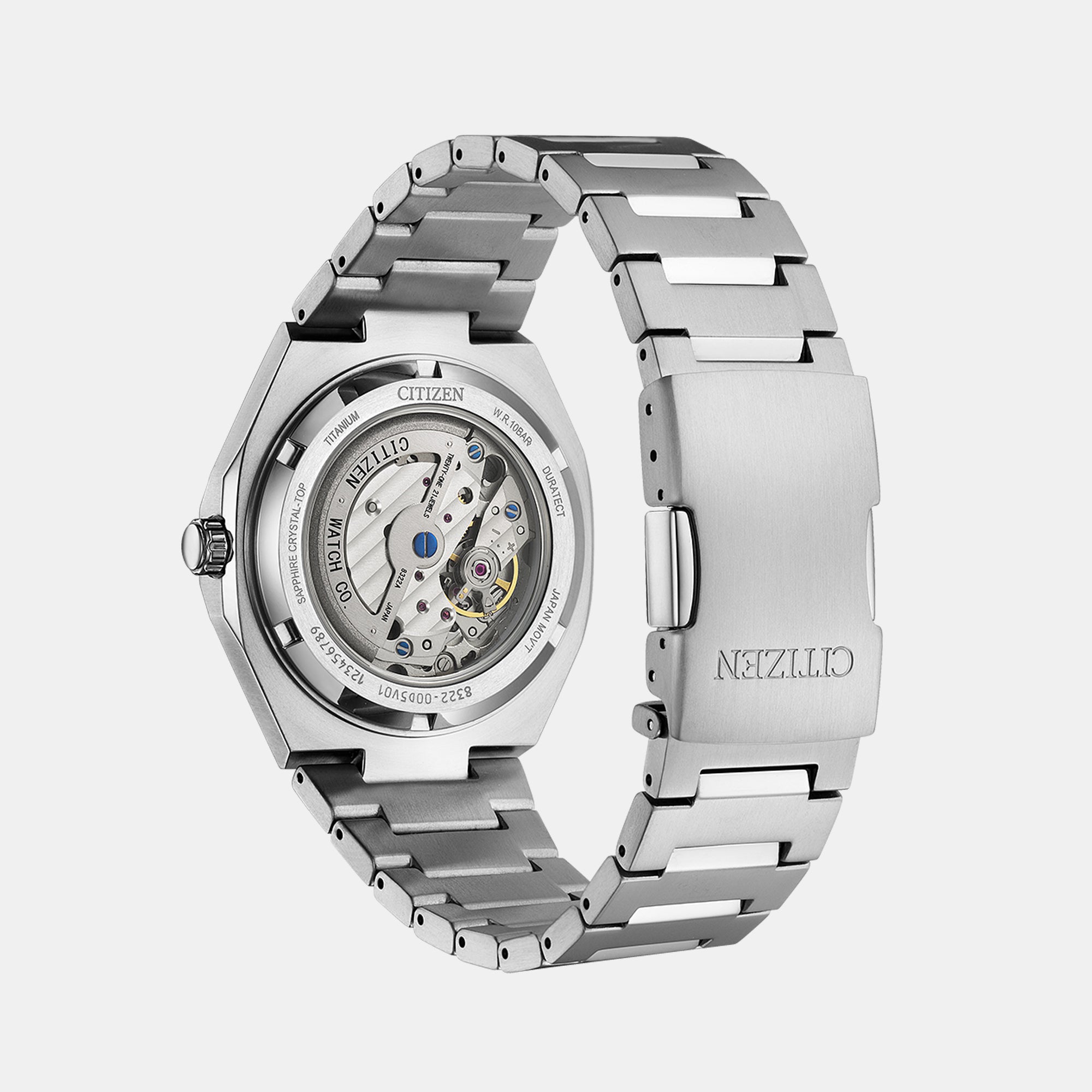 Zenshin Men Automatic Green Dial Analog Titanium Watch NK5020-58X