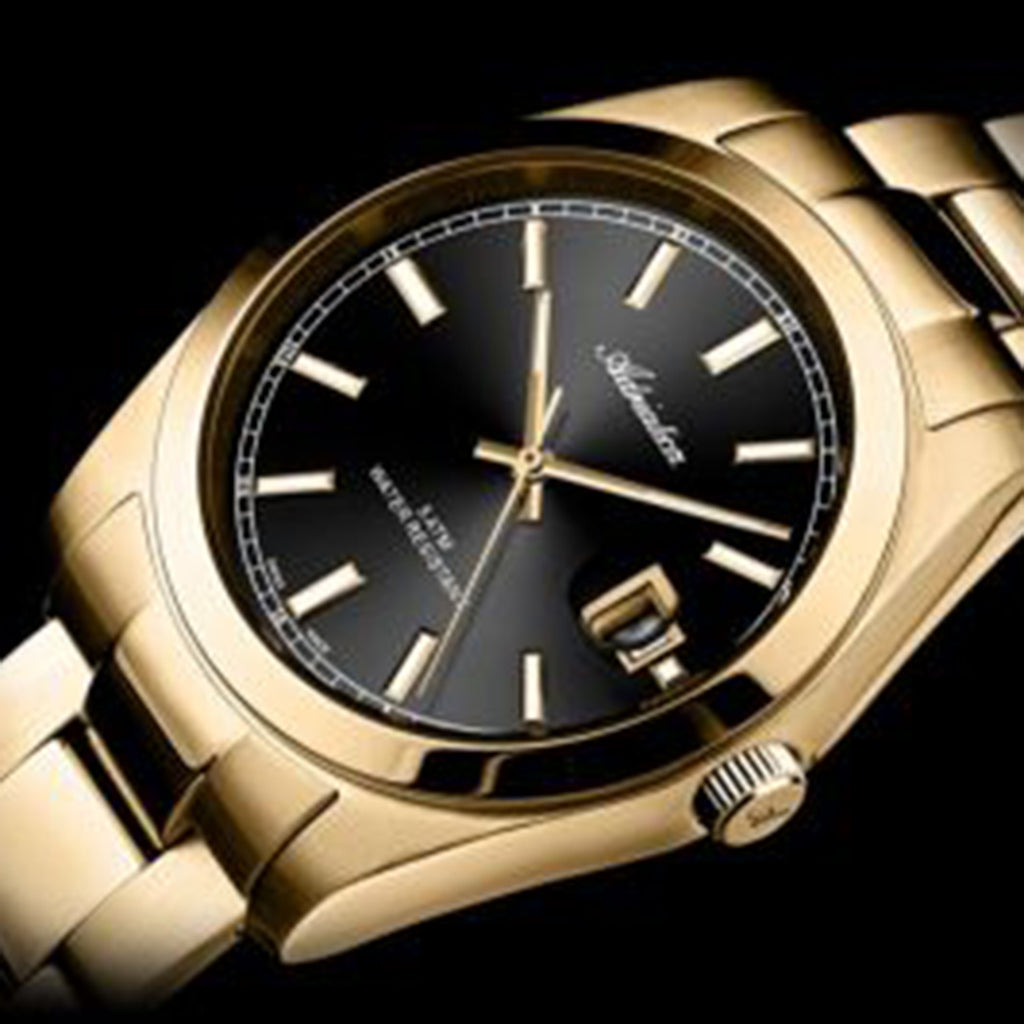 Men Quartz Black Dial Analog Watch A1302.1114Q