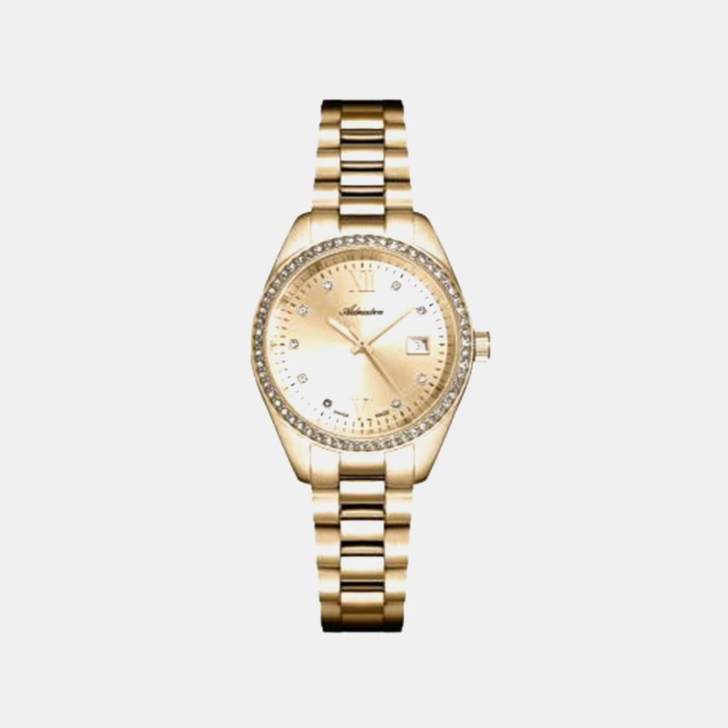 Precious Women Quartz Champange Dial Analog Stainless Steel Watch A3199.1181SQZ
