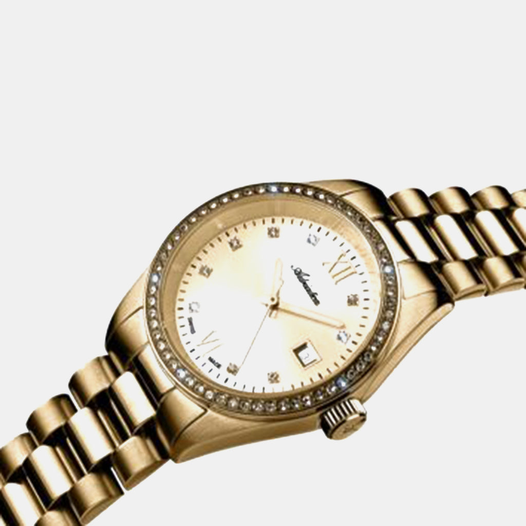 Precious Women Quartz Champange Dial Analog Stainless Steel Watch A3199.1181SQZ