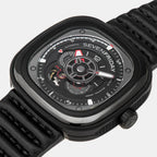 P Series Unisex Automatic Black Dial Analog Silicone Watch P3C/06