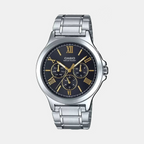 Casio Round Black Chronograph watch