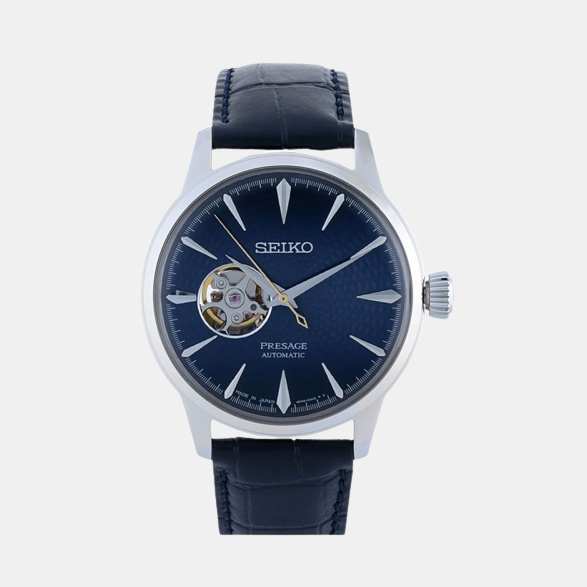 Seiko Round Blue Analog watch