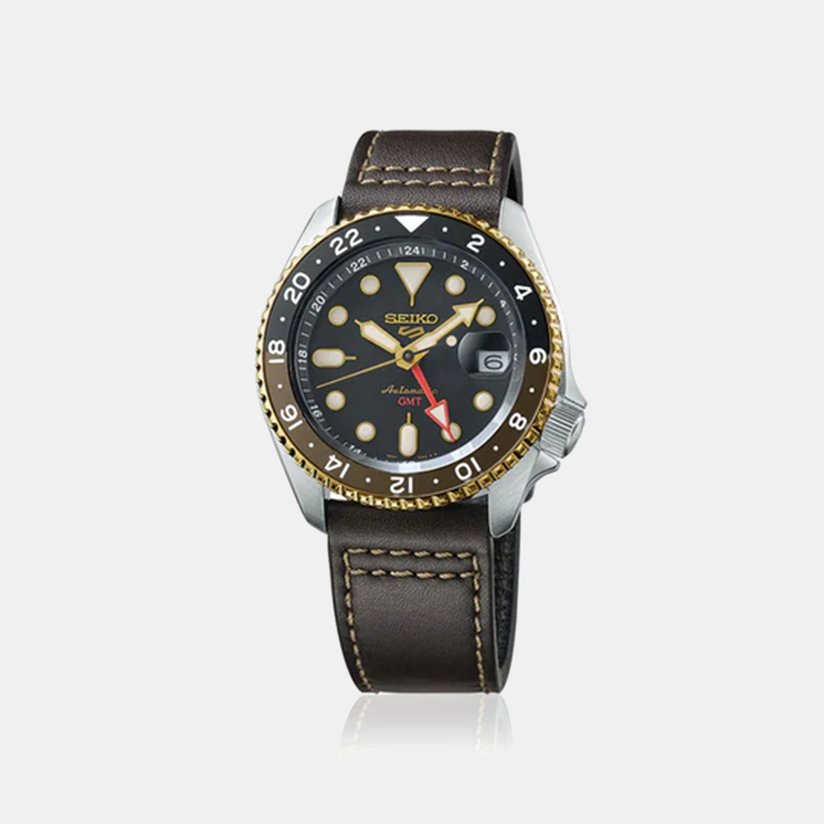 Seiko Round Brown Analog watch
