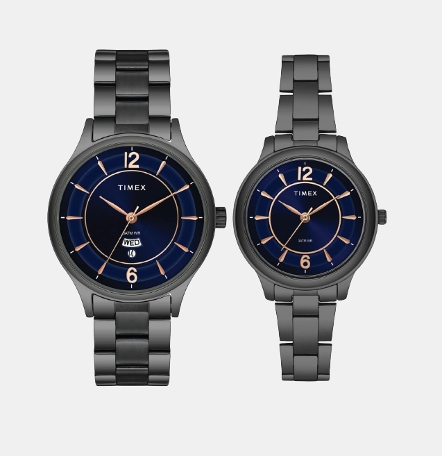Timex Round Blue Analog watch