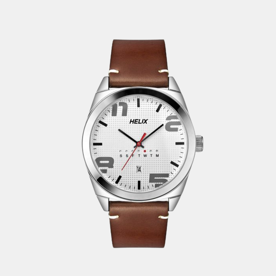 Male Analog Leather Watch TW044HG00