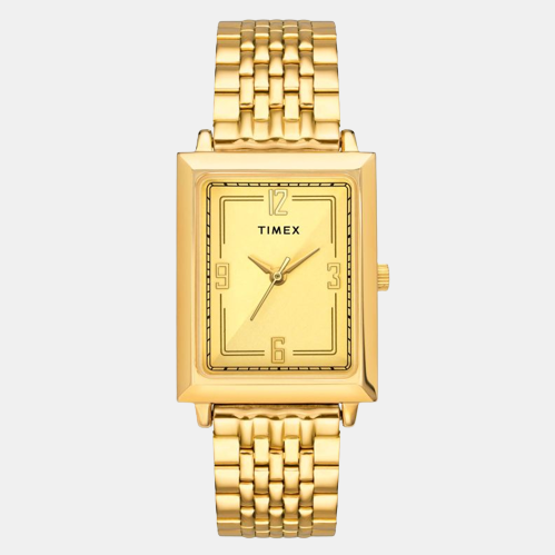 Timex Round Gold Analog watch