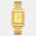 Timex Round Gold Analog watch