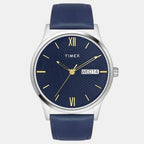 Timex Round Blue Analog watch