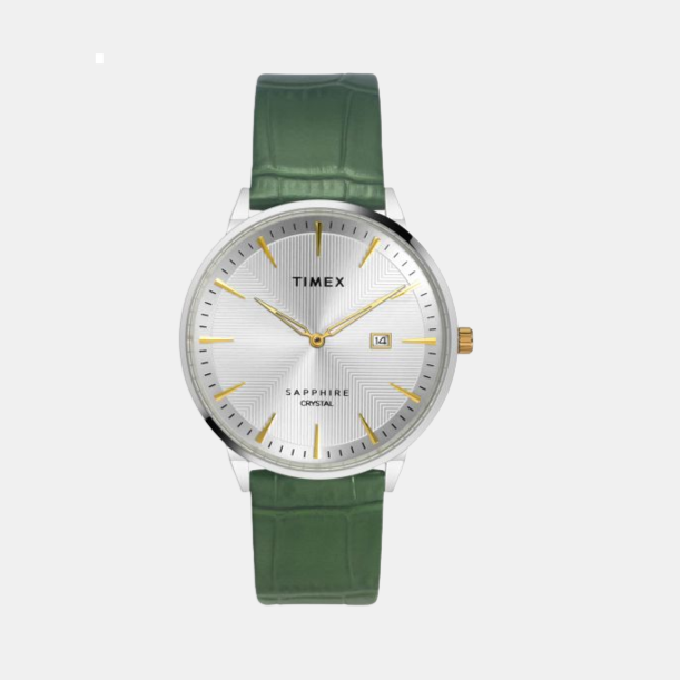 Timex Round Silver Analog watch