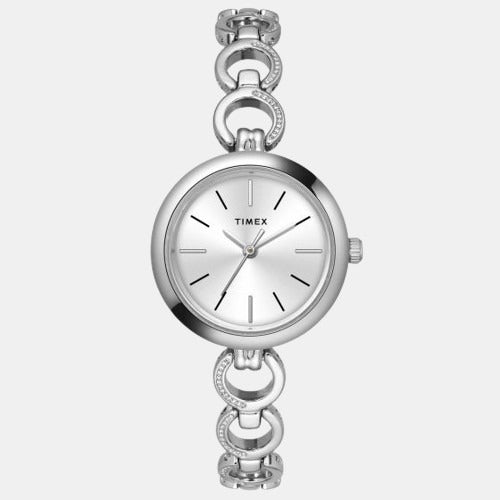 Female Silver Analog Stainless Steel Watch TWEL11432