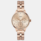 Timex Round Rose Gold Chronograph watch