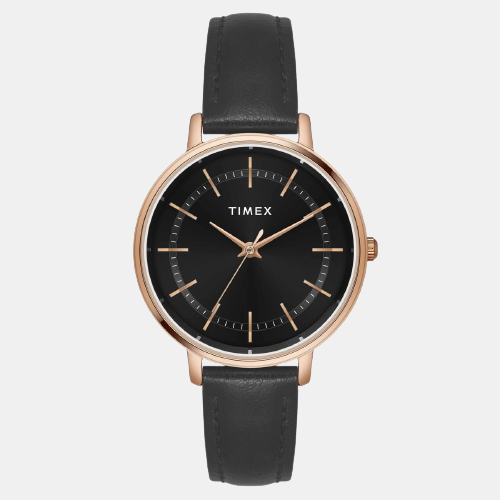 Timex Round Black Analog watch