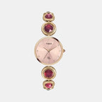 Timex Round Pink Analog watch