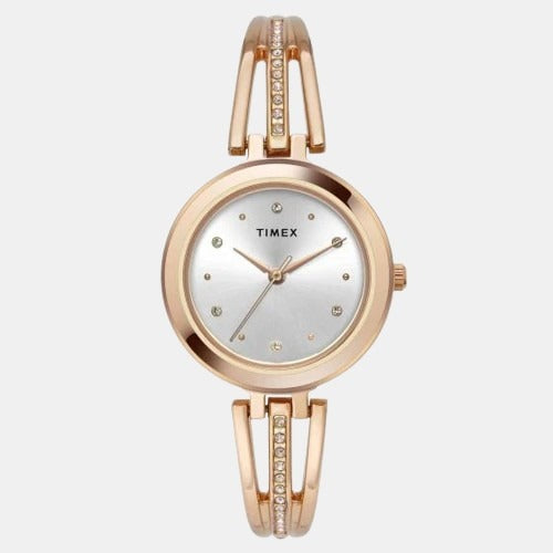 Timex Round Silver Analog watch