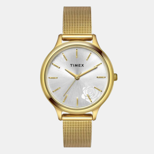 Timex Round White Analog watch