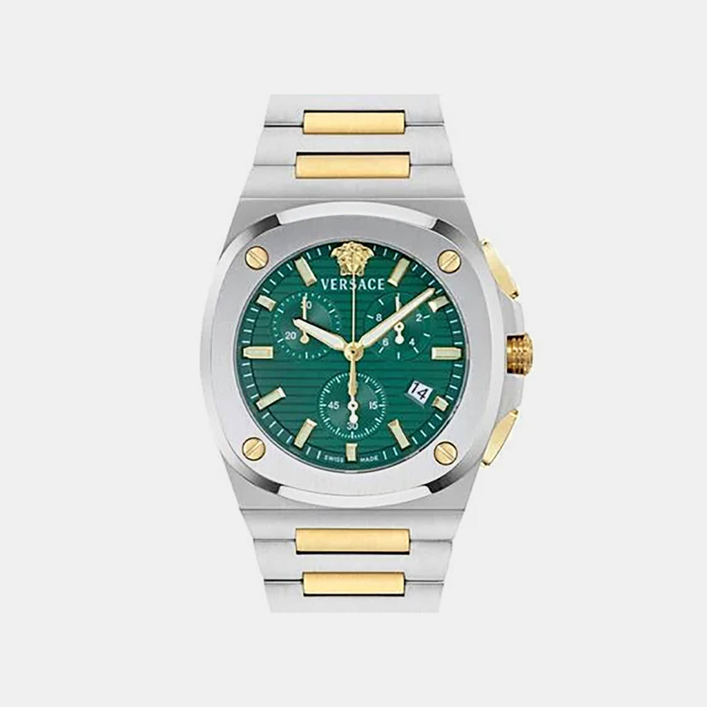 Tolomeo Men Quartz Green Dial Chronograph Stainless Steel Watch VE7Y00326