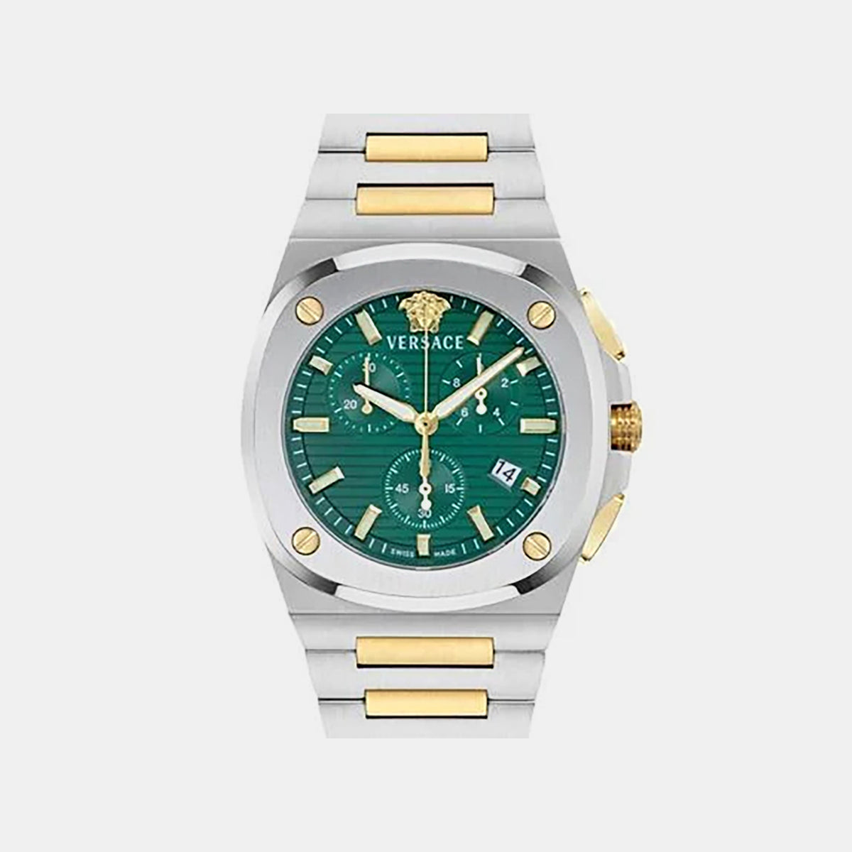 Tolomeo Men Quartz Green Dial Chronograph Stainless Steel Watch VE7Y00326