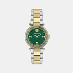 Versace Round Green Analog watch