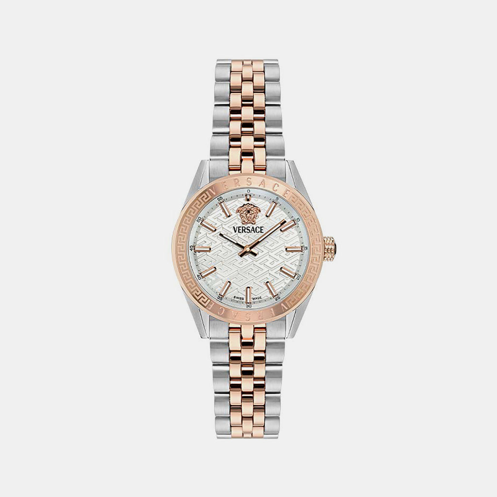 Versace Round Silver Analog watch