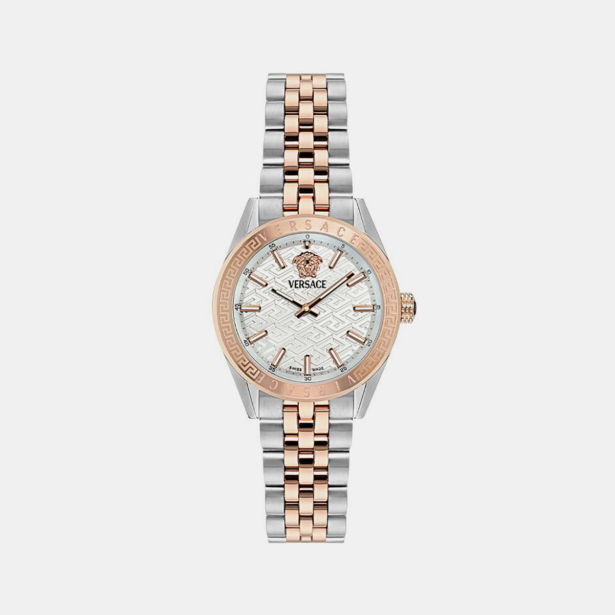 Versace Round Silver Analog watch