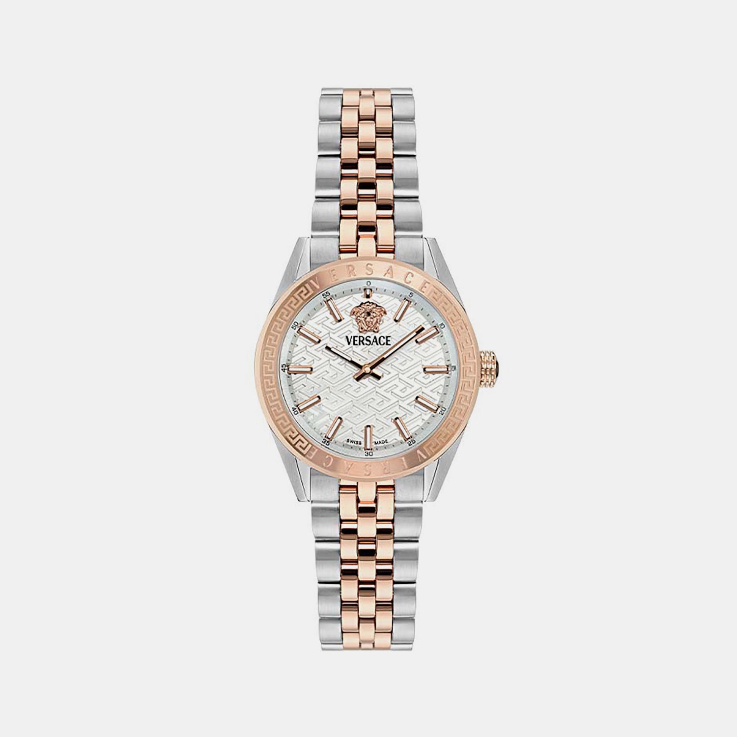 Versace Round Silver Analog watch