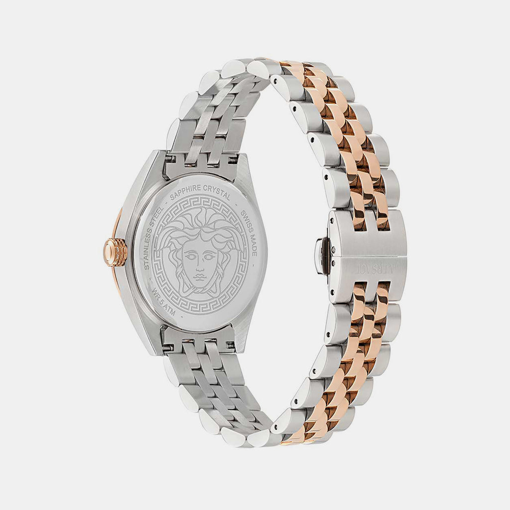 Versace Women Round Silver watch
