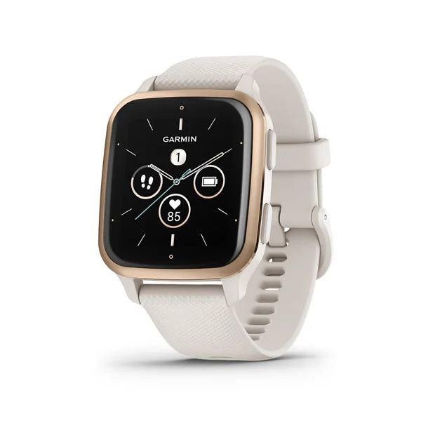 Garmin Venu Sq2 Music Edition Ivory with Peach Gold
