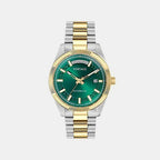 Millenyium Men Automatic Green Dial Analog Stainless Steel Watch VEY000326