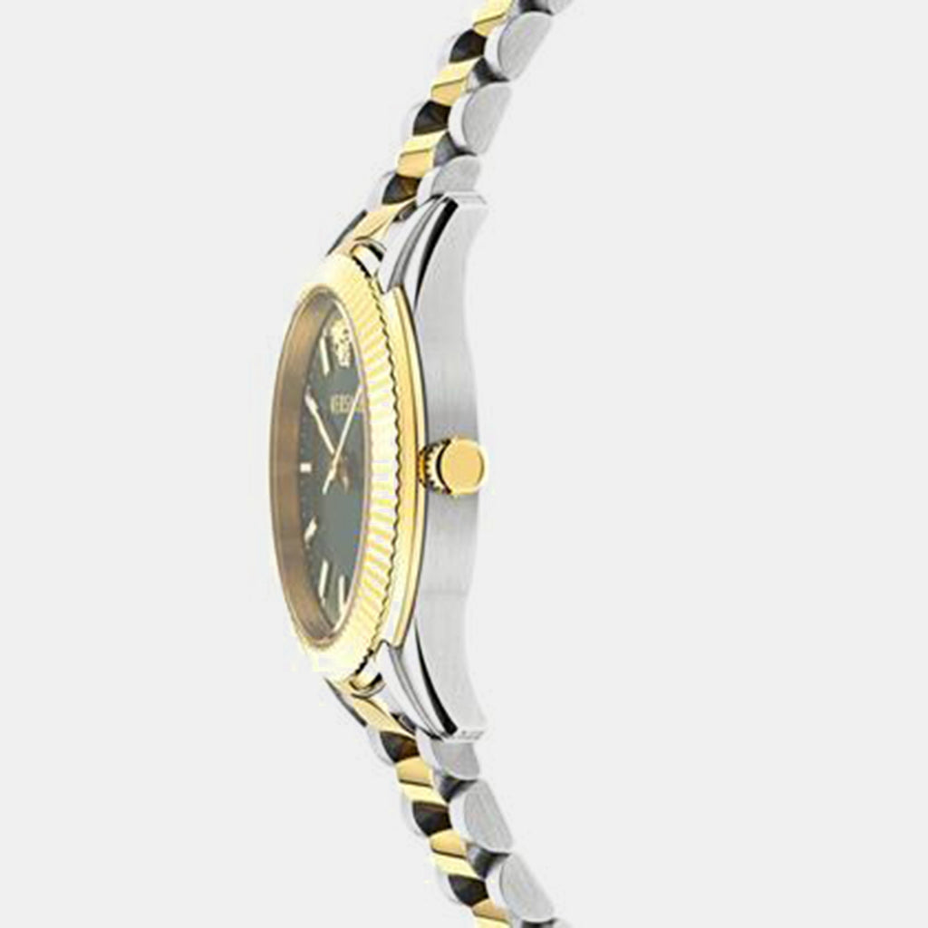Apodis Women Quartz Green Dial Analog Stainless Steel Watch VEYZ00426