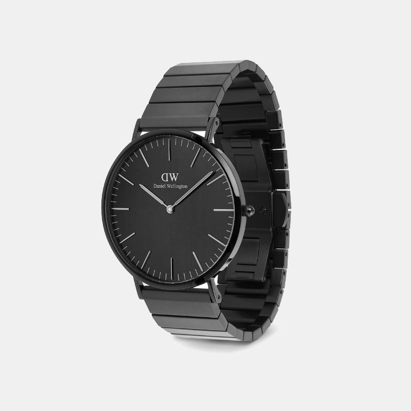 Daniel Wellington Men Round Black watch