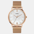 Timex Round Silver Analog watch