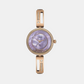 Female Rose Gold Analog Brass Watch TWEL16502