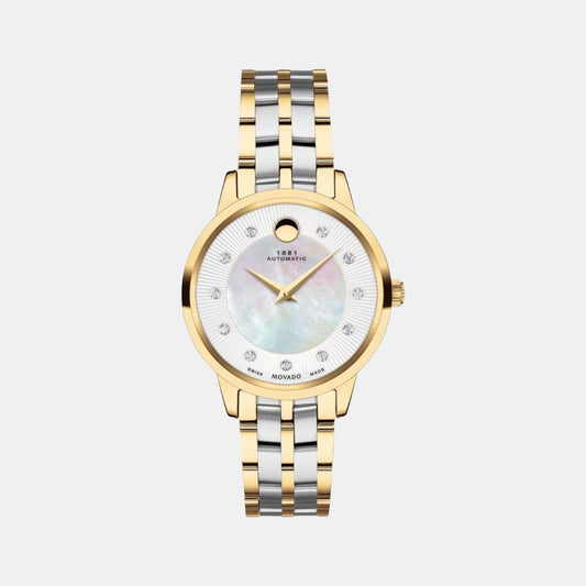 1881 Automatic Female Analog Stainless Steel Watch 0607489M