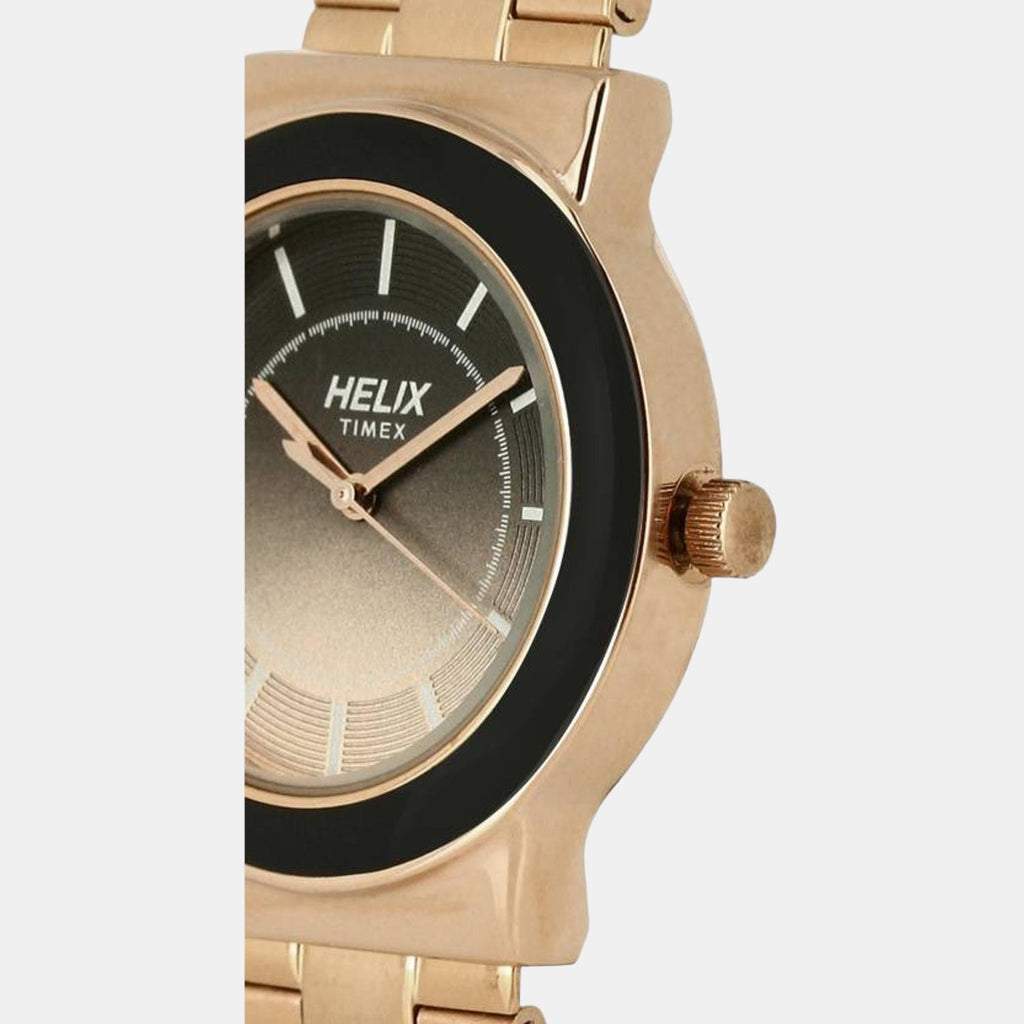 Helix Stainless Steel Round watch