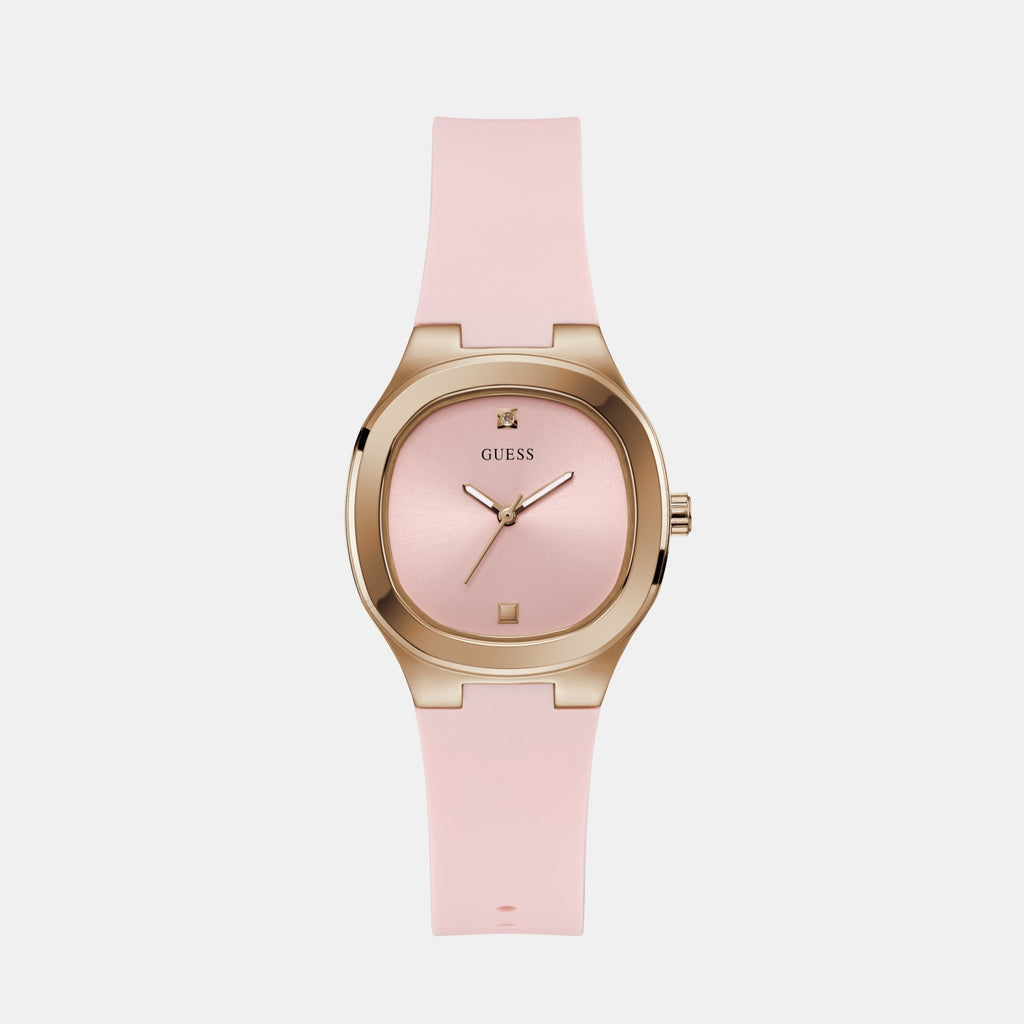 Guess Square Pink Analog watch