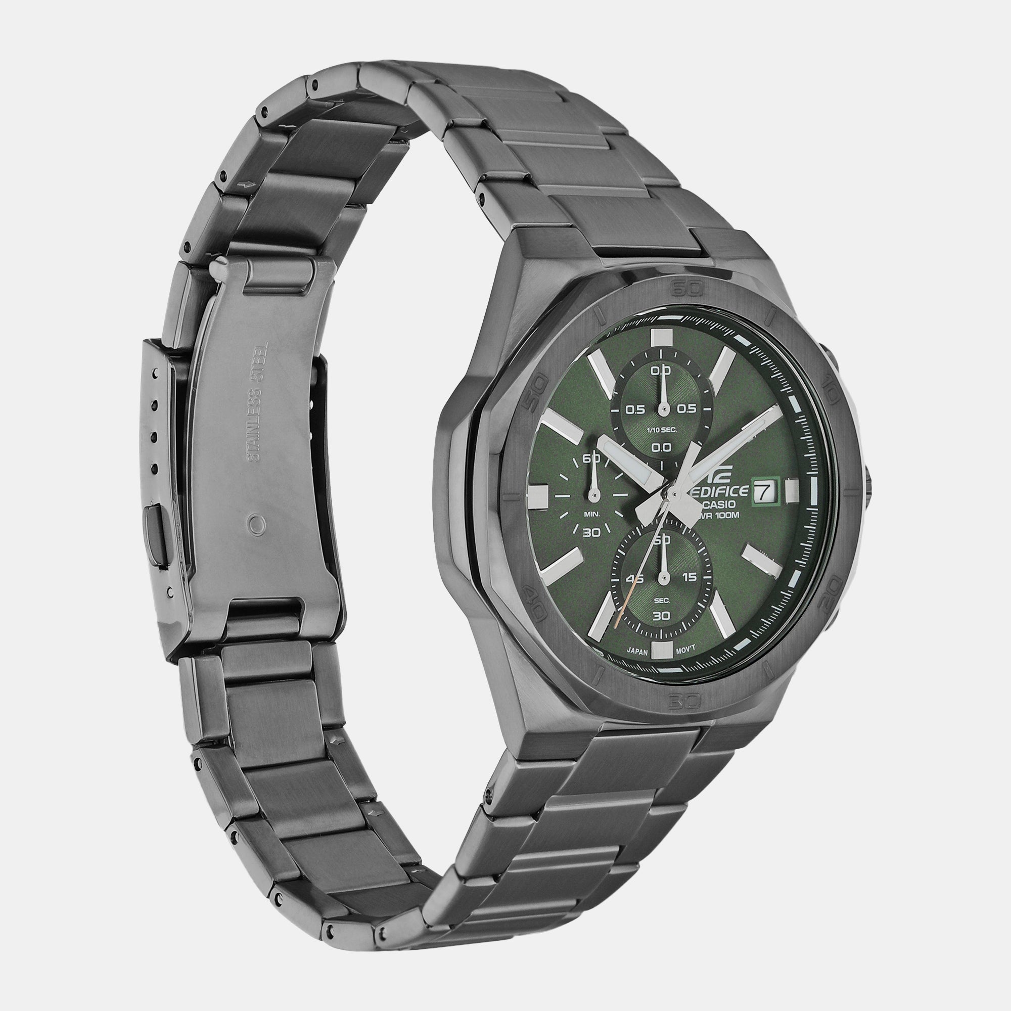Casio Men Octagon Green watch