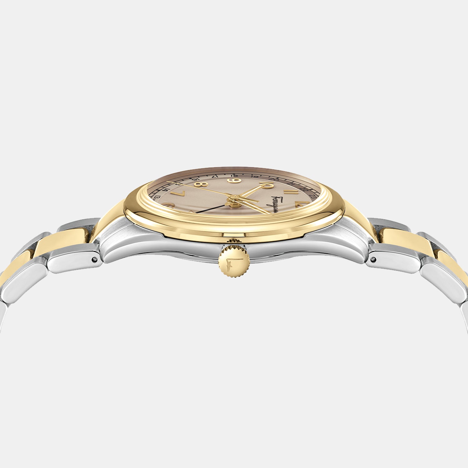 Ferragamo Men Round Pink watch