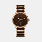 Rado Round Brown Analog watch