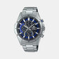 Edifice Male Stainless Steel Chronograph Watch EX538