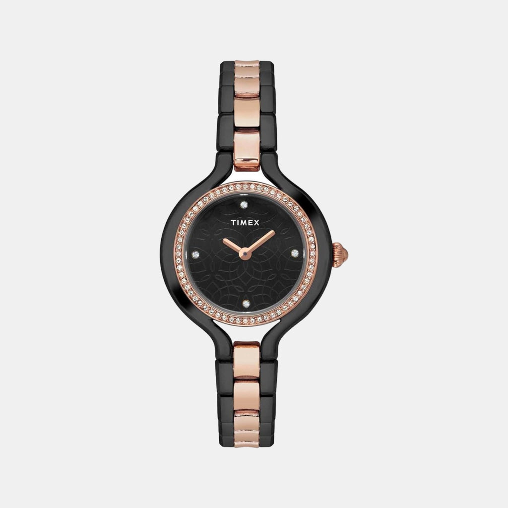 Timex Round Black Analog watch